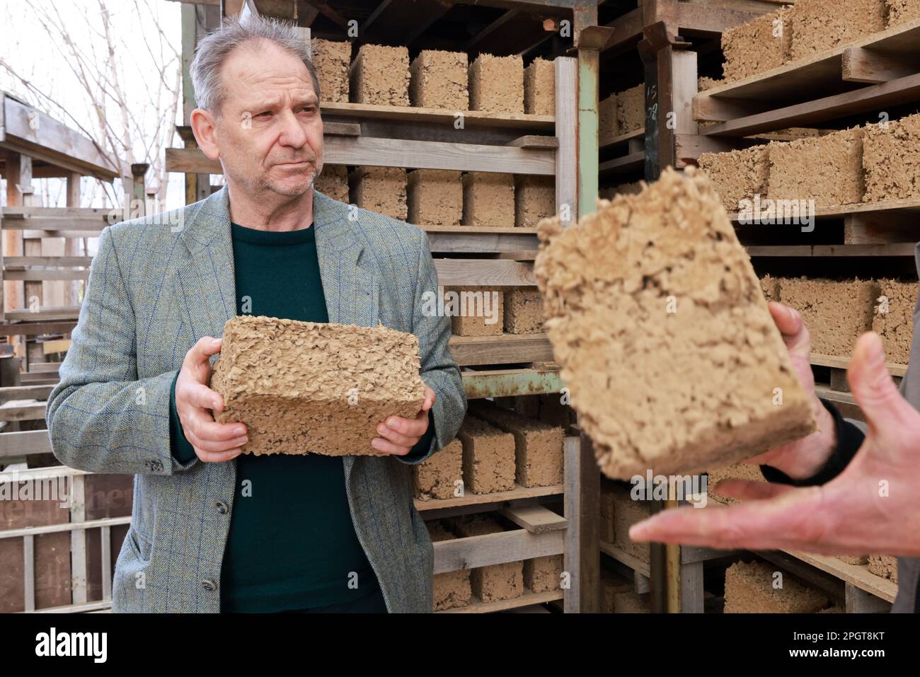 24 March 2023, Thuringia, Gierstädt Bernhard Stengele (Bündnis90/Die