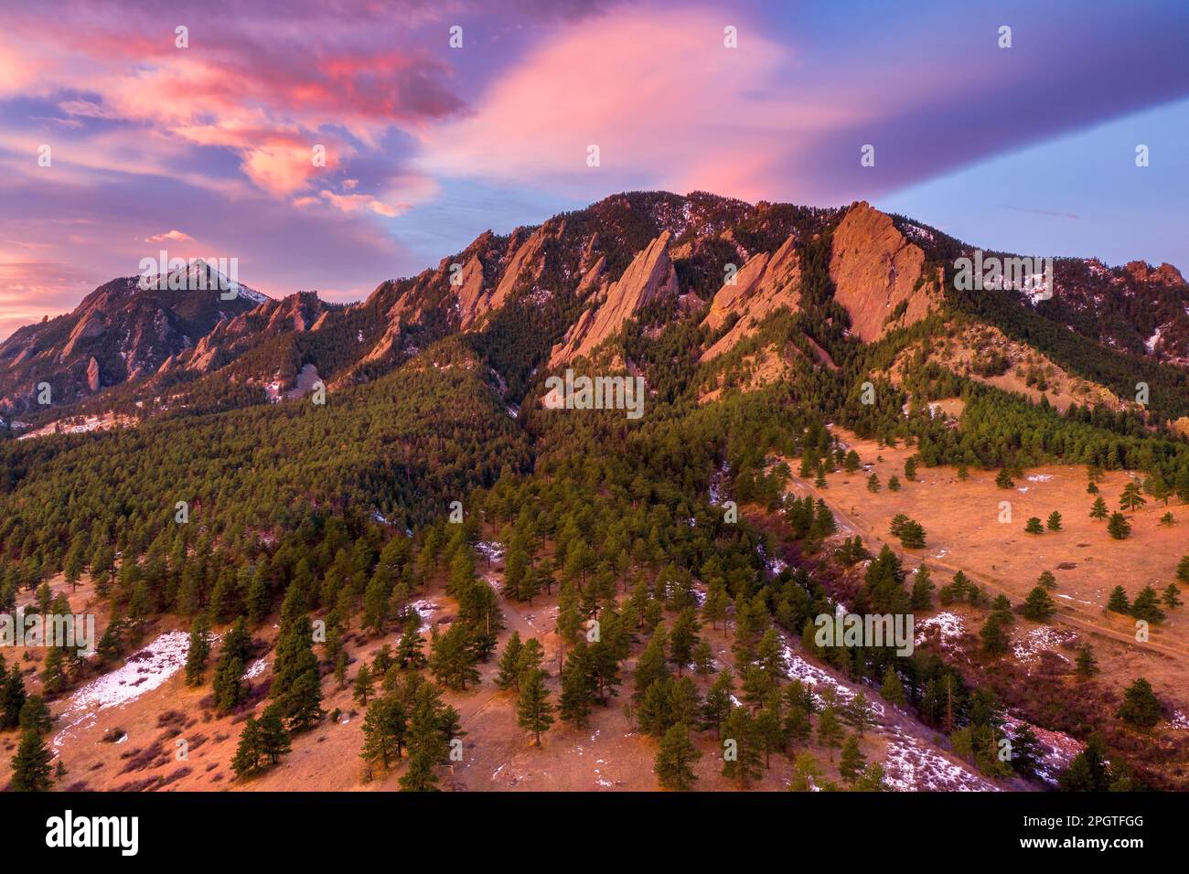Flatirons sunrise cheap