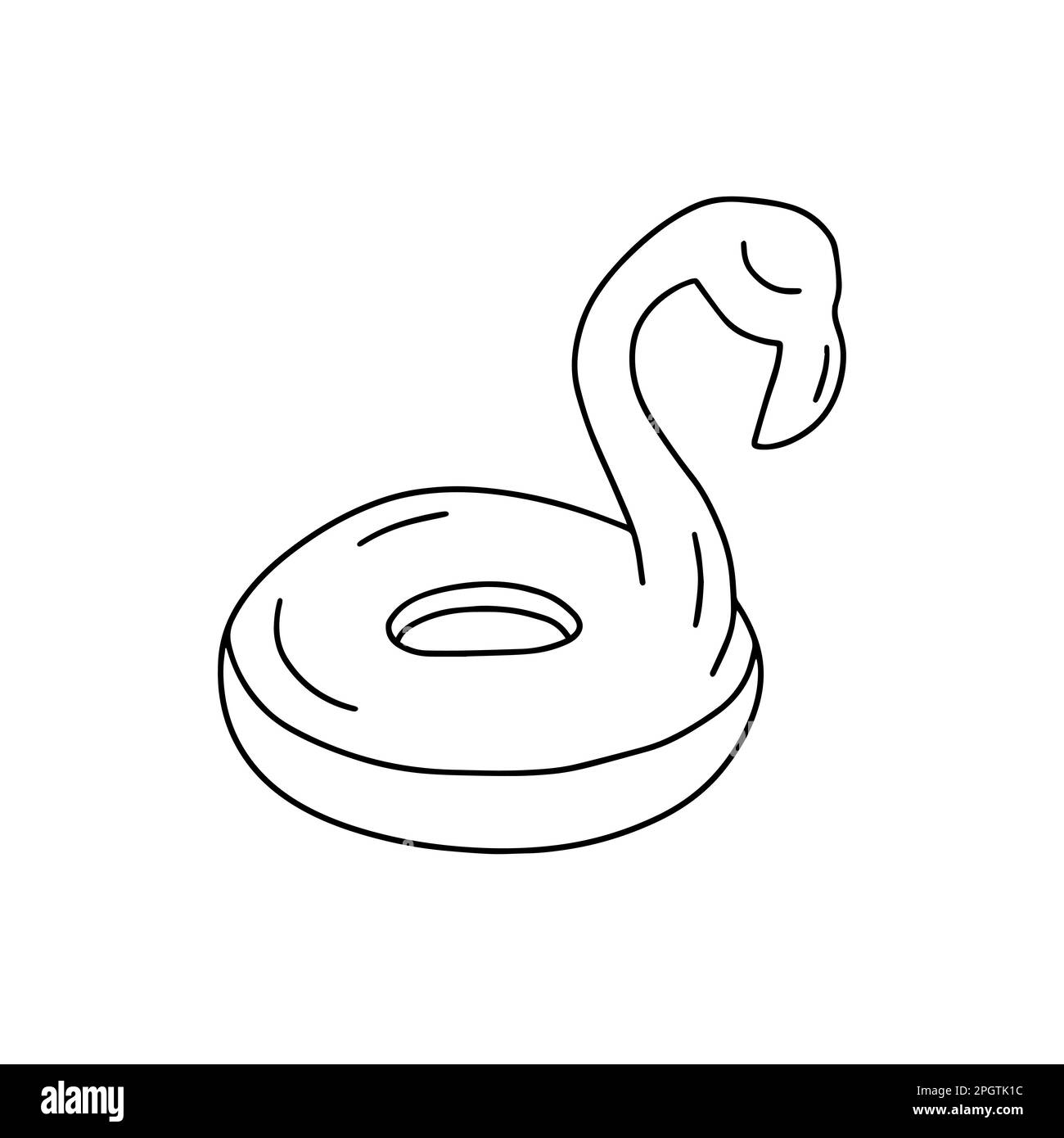 Vector flamingo rubber ring Stock Vector Image & Art - Alamy