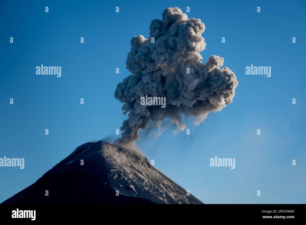 Erupting Fuego volcano in Guatemala Stock Photo - Alamy