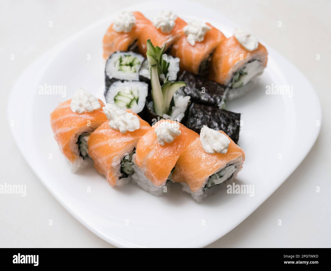 philadelphia sushi asian cuisine japanese food Stock Photo Alamy