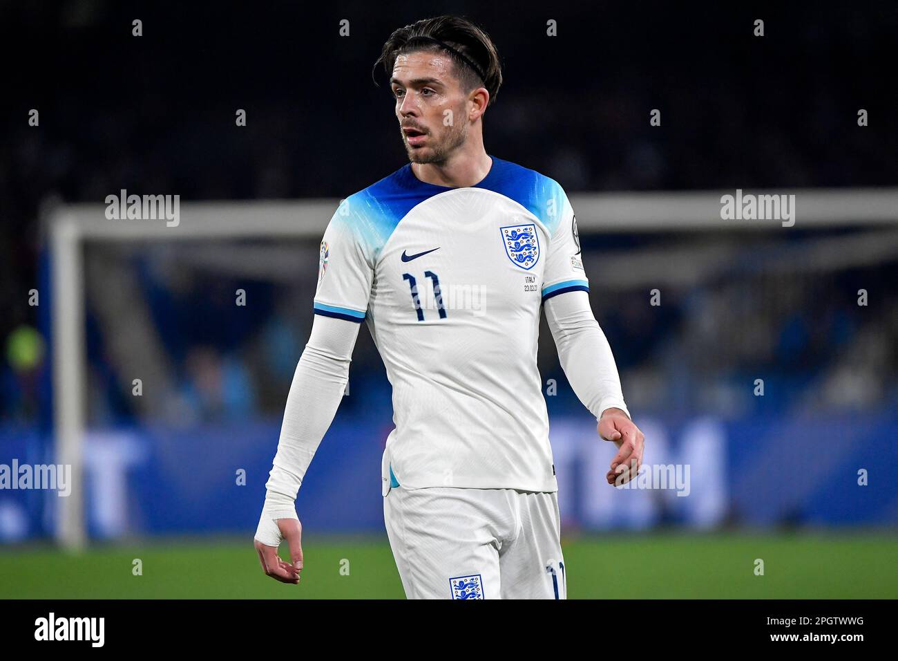 Jack Grealish of England looks on during the UEFA EURO2024 European