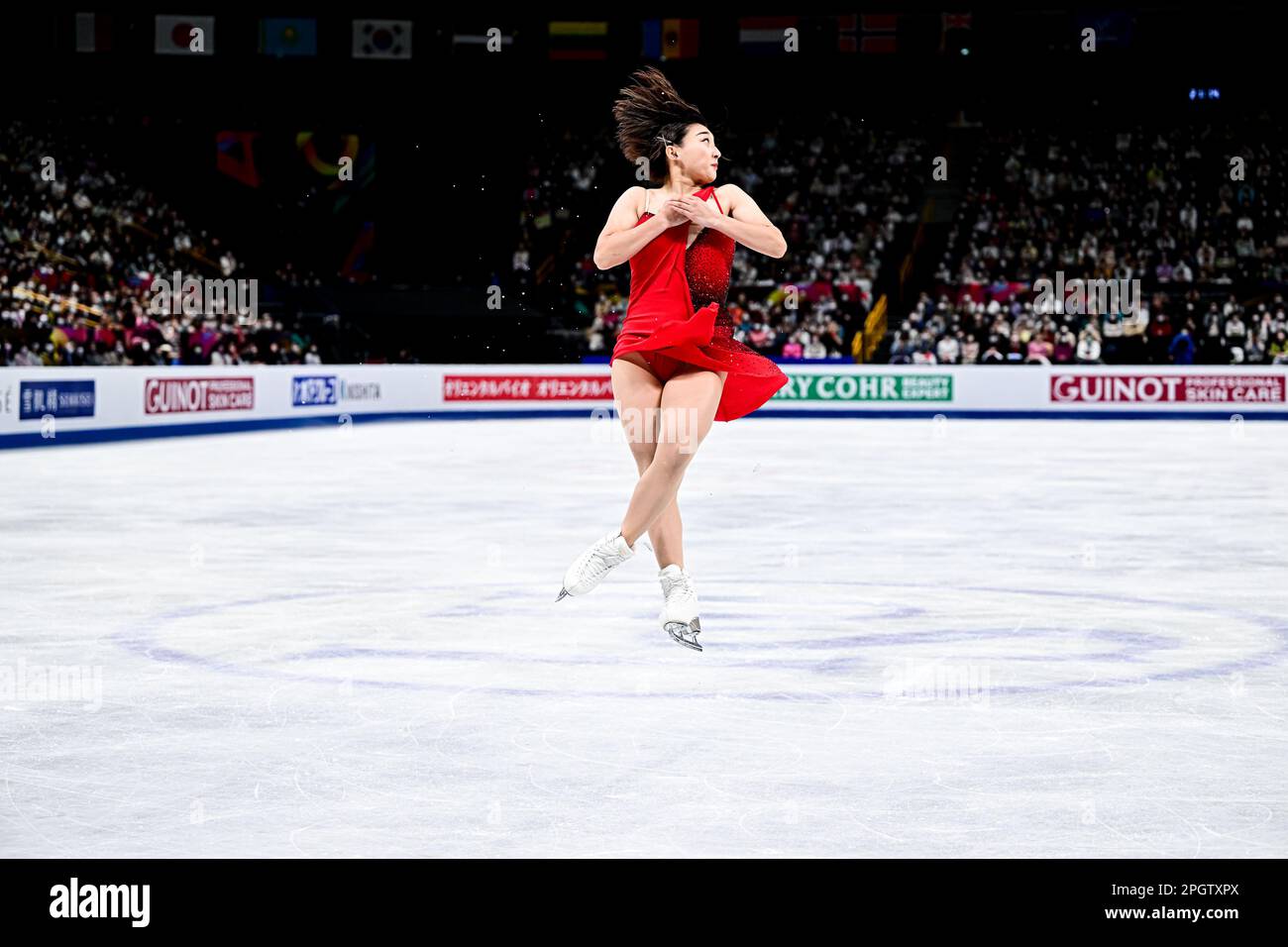 Kaori SAKAMOTO (JPN), during Women Free Skating, at the ISU World