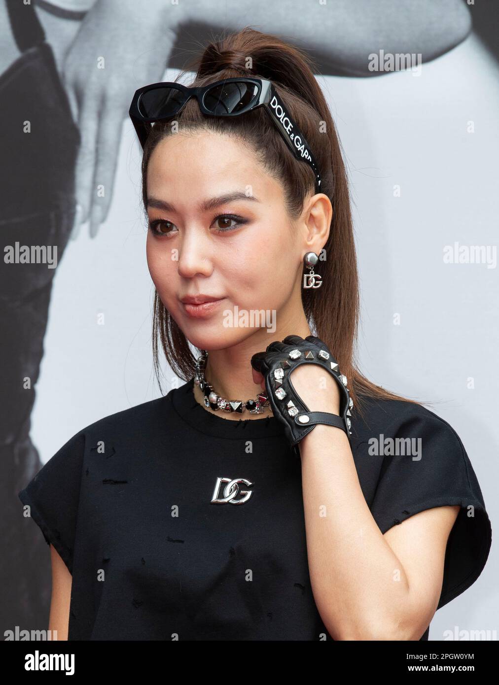 Seoul, South Korea. 31st May, 2023. South Korean actress Go Min-si, attends  the photocall for the DOLCE&GABBANA DG Logo Bag Launching event in Seoul,  South Korea on May 31, 2023. (Photo by
