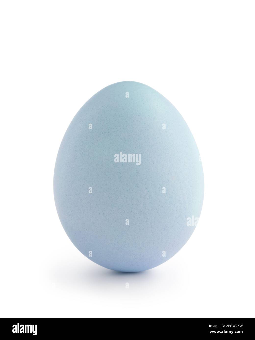 blue easter egg isolated on white background, with shadow Stock Photo ...