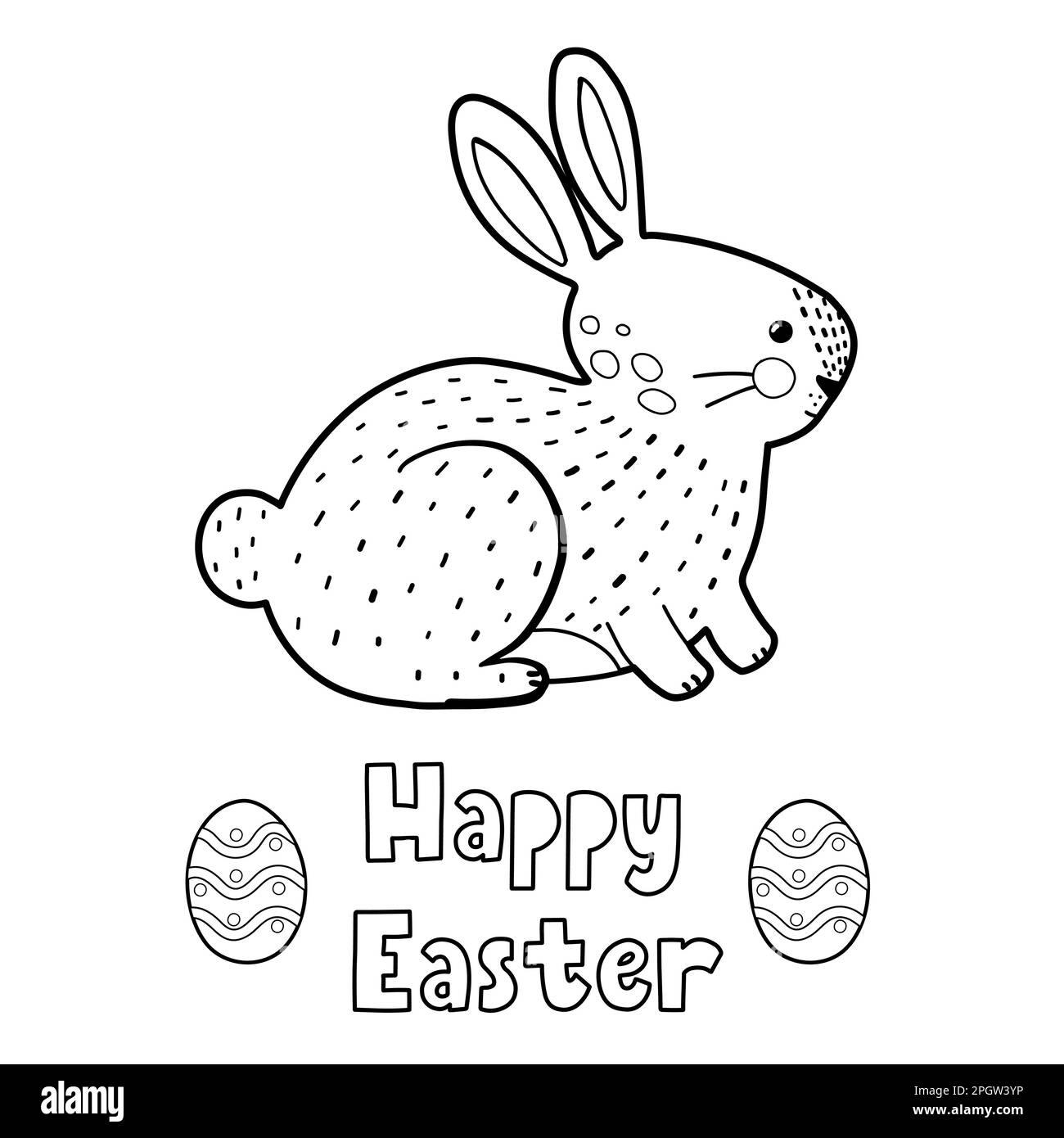 Cute Easter Coloring Pages