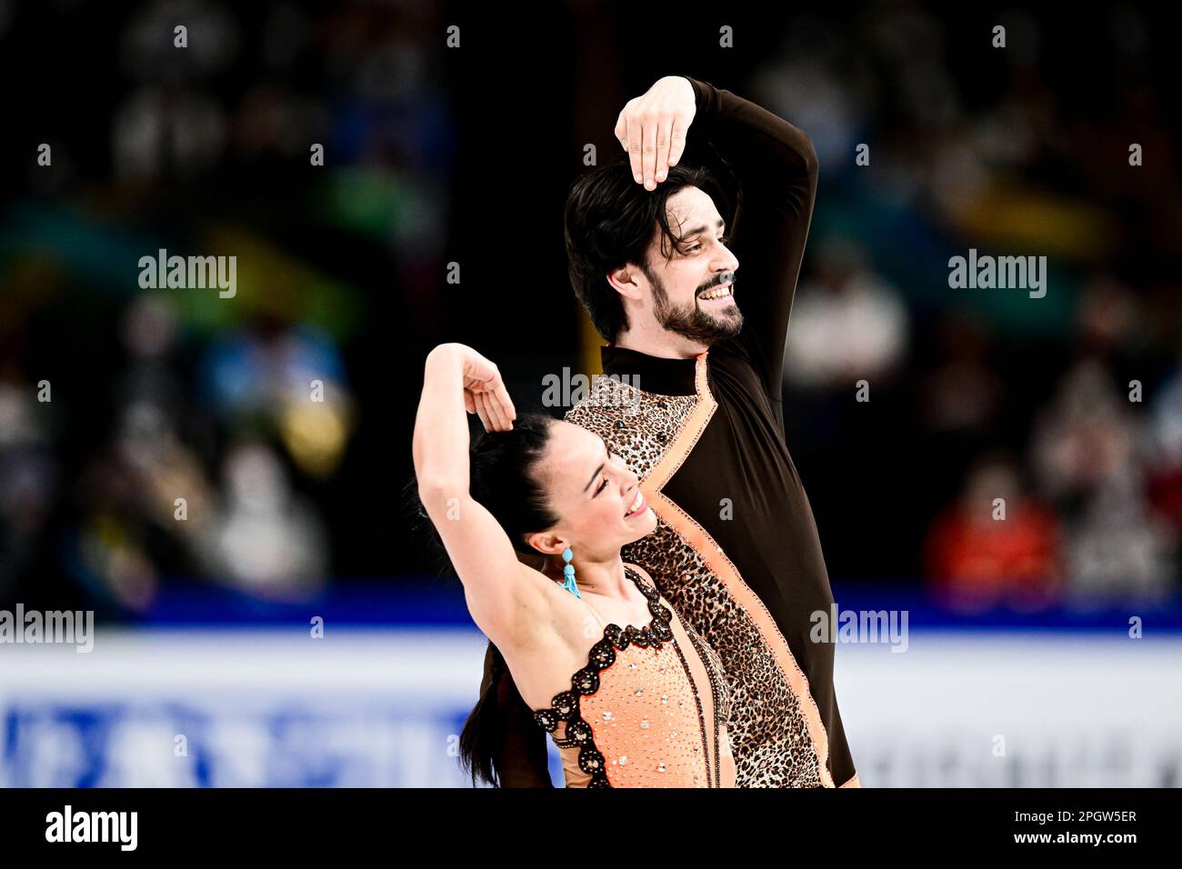 Jennifer JANSE VAN RENSBURG & Benjamin STEFFAN (GER), during Ice Dance