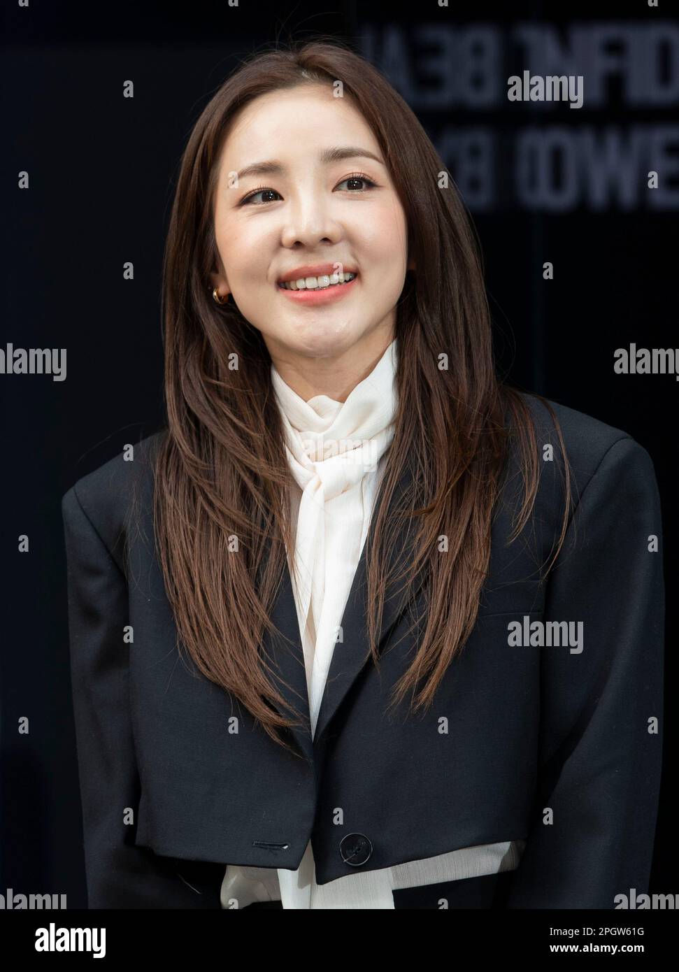 24 March 2023 – Seoul, South Korea: South Korean singer and actress Sandara Park, attends the photocall for the 'Bobby Brown' pop-up store opening event in Seoul, South Korea on March 24, 2023. (Photo by Lee Young-ho/Sipa USA) Stock Photo