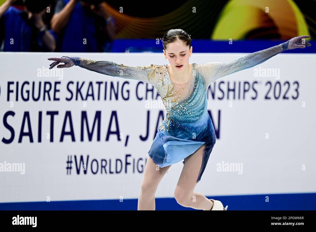 Isabeau LEVITO (USA), during Women Free Skating, at the ISU World