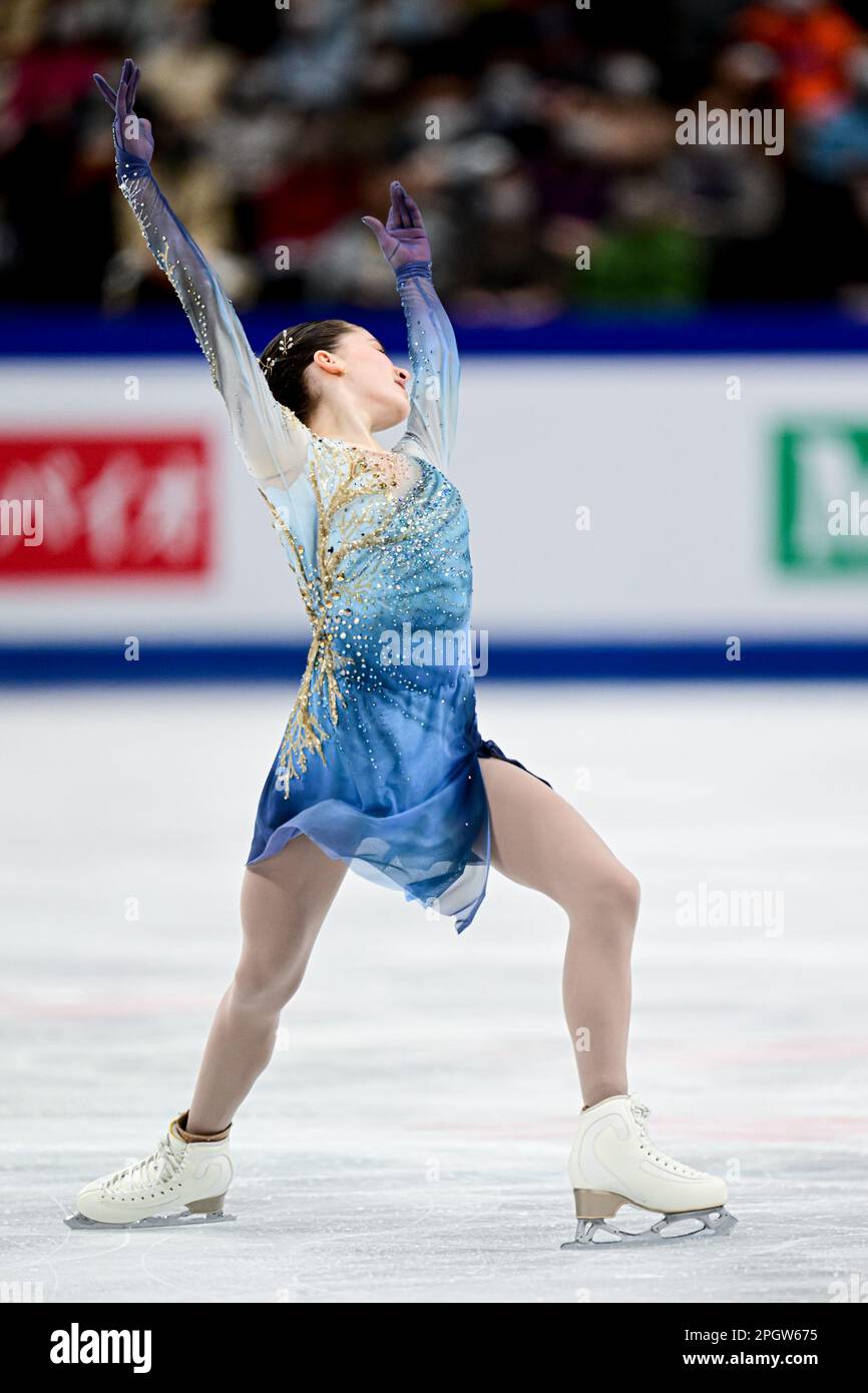 Isabeau LEVITO (USA), during Women Free Skating, at the ISU World