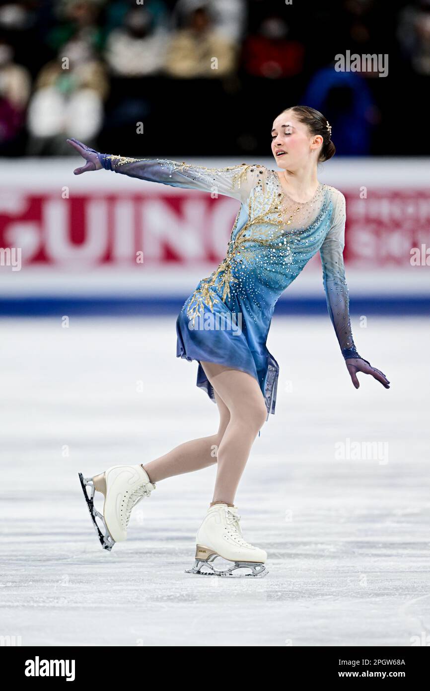 Isabeau LEVITO (USA), during Women Free Skating, at the ISU World