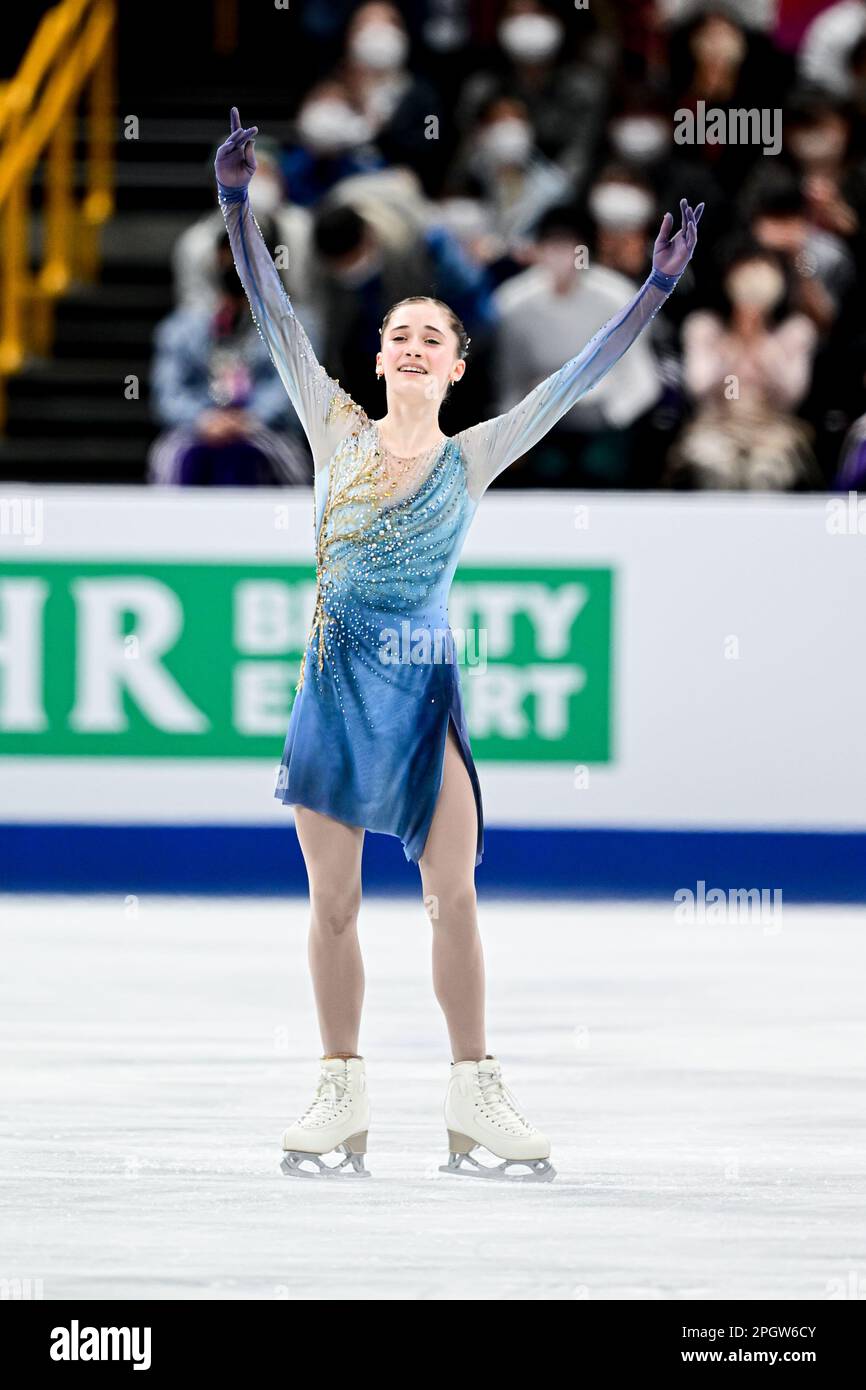 Isabeau LEVITO (USA), during Women Free Skating, at the ISU World