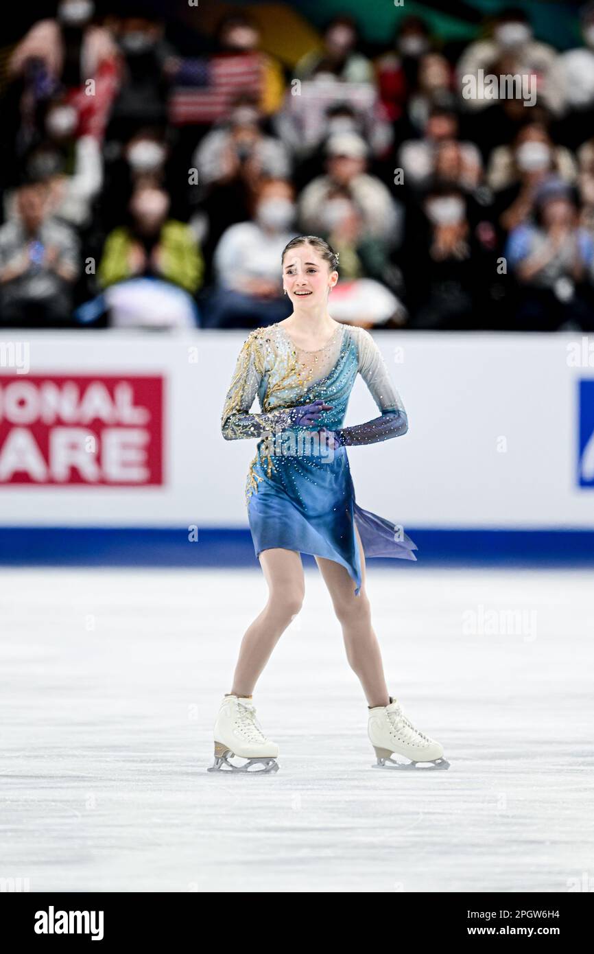 Isabeau LEVITO (USA), during Women Free Skating, at the ISU World