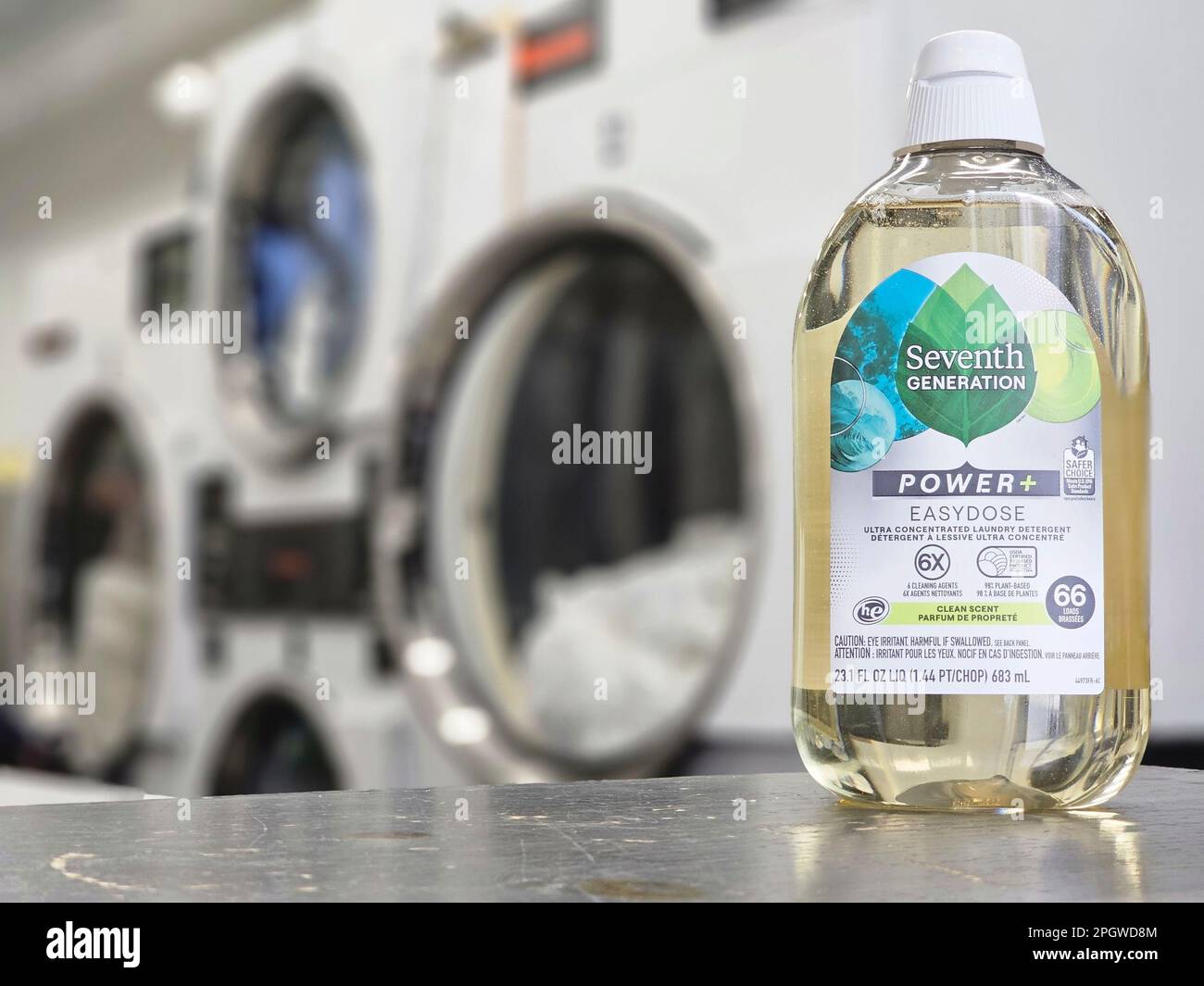 A bottle of Seventh Generation Power + Easy Dose Ultra Concentrated