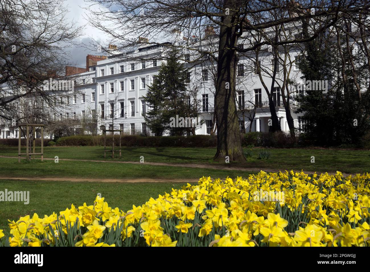 Clarendon Square, Leamington Spa, Warwickshire, England, UK Stock Photo