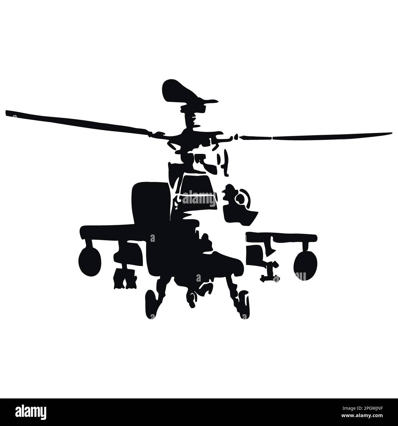 Ah 64 apache Stock Vector Images Alamy