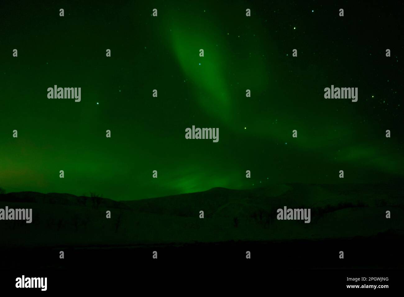 Aurora Borealis in Tromso, Norway Stock Photo - Alamy