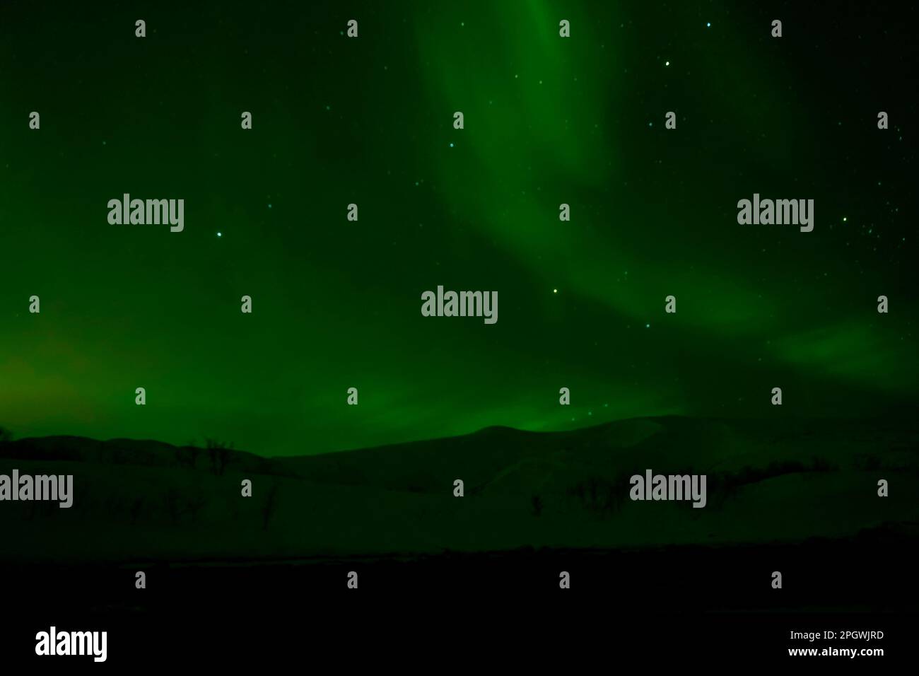 Aurora Borealis in Tromso, Norway Stock Photo - Alamy