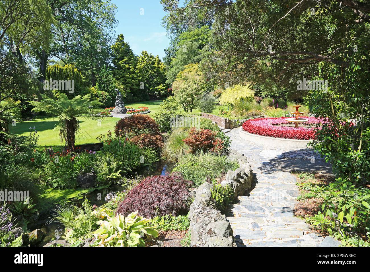 Romantic alley - New Zealand Stock Photo - Alamy