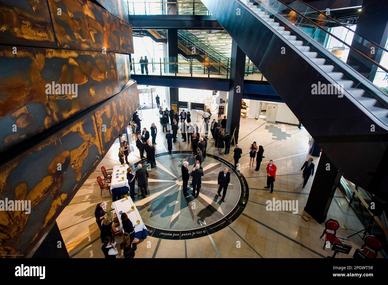 Interior of Titanic Belfast, Belfast, Northern Ireland Stock Photo