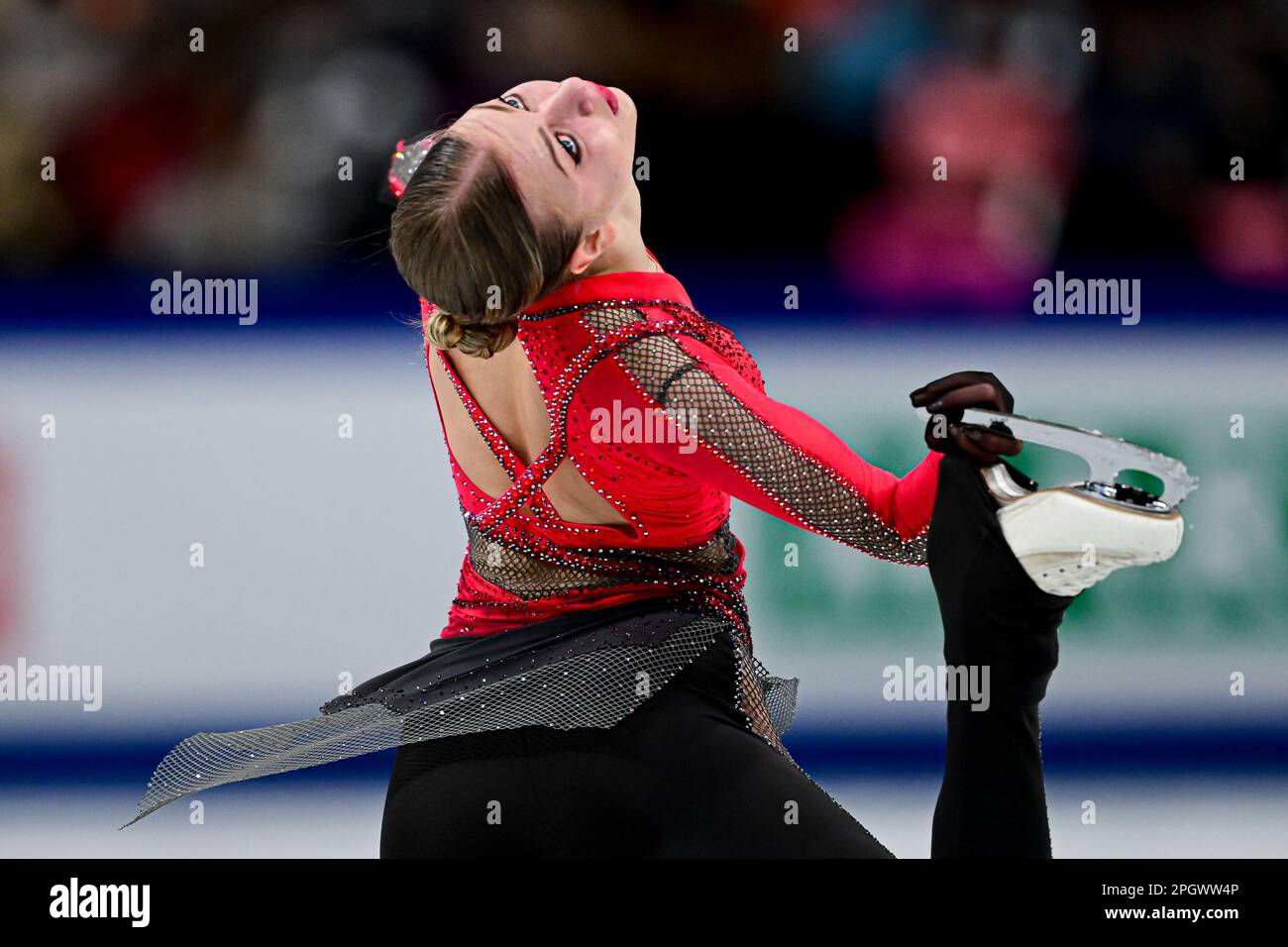 Alexandra FEIGIN (BUL), during Women Free Skating, at the ISU World
