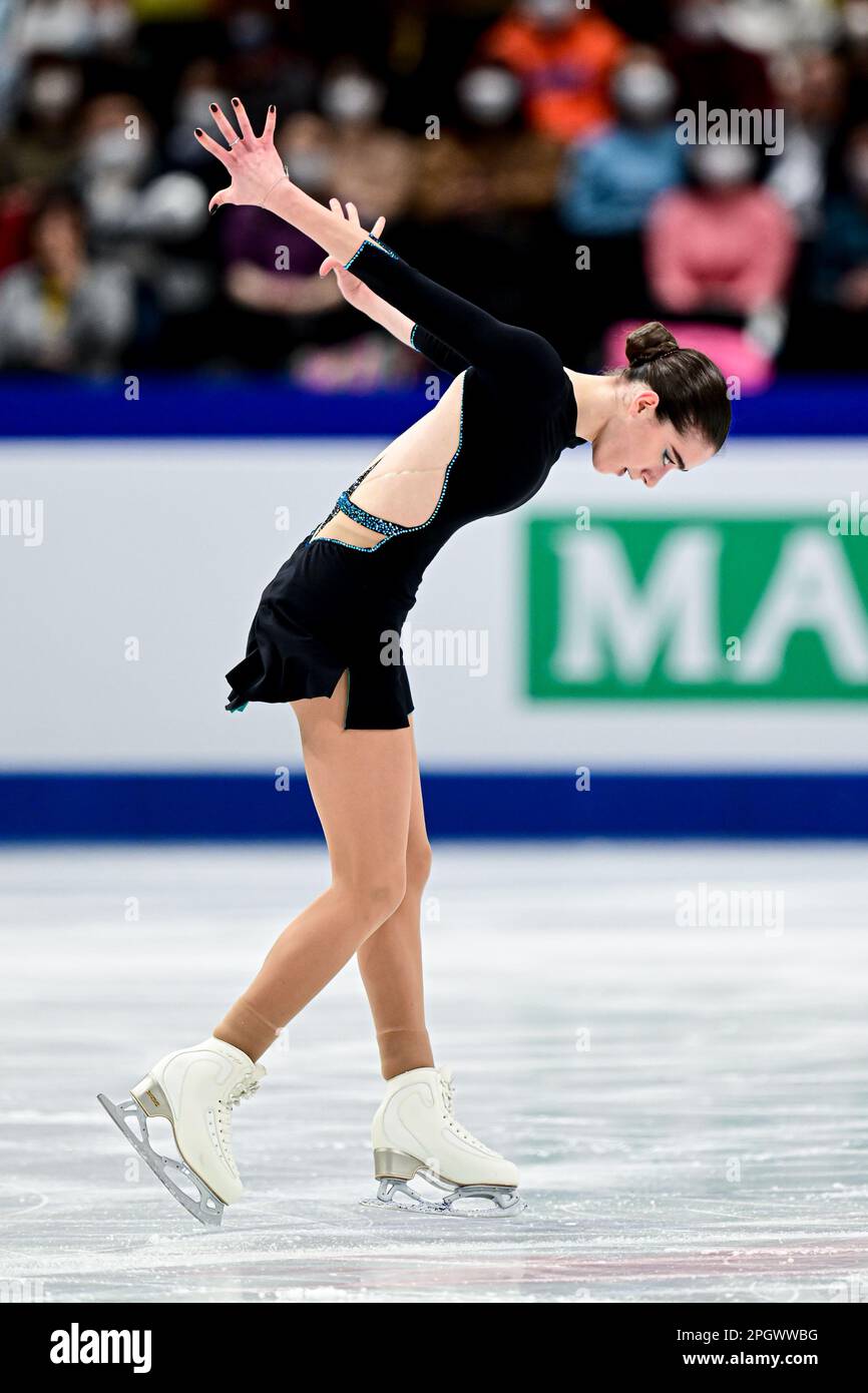 Lara Naki GUTMANN (ITA), during Women Free Skating, at the ISU World ...