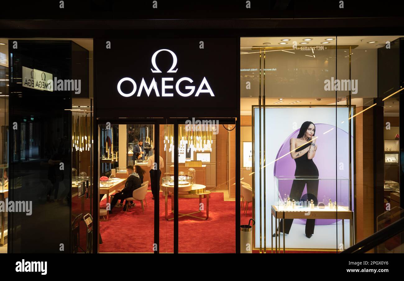 The Omega store, London Stock Photo Alamy