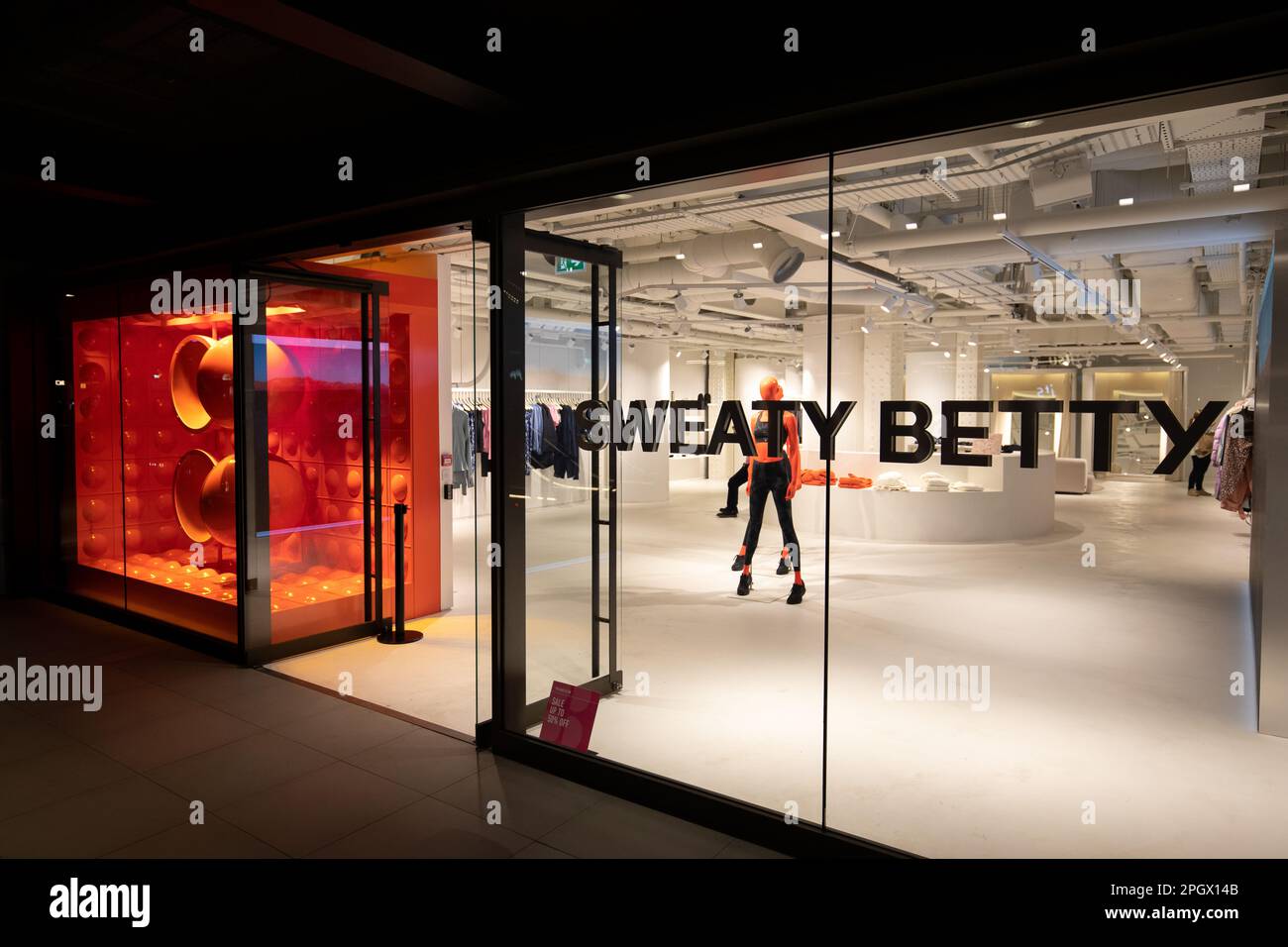 Sweaty Betty Shop Stock Photo Alamy
