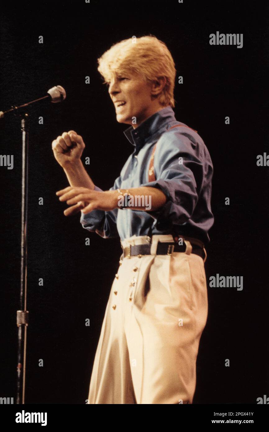 David Bowie at the Forum, Montreal, Quebec, Canada, July 13, 1983