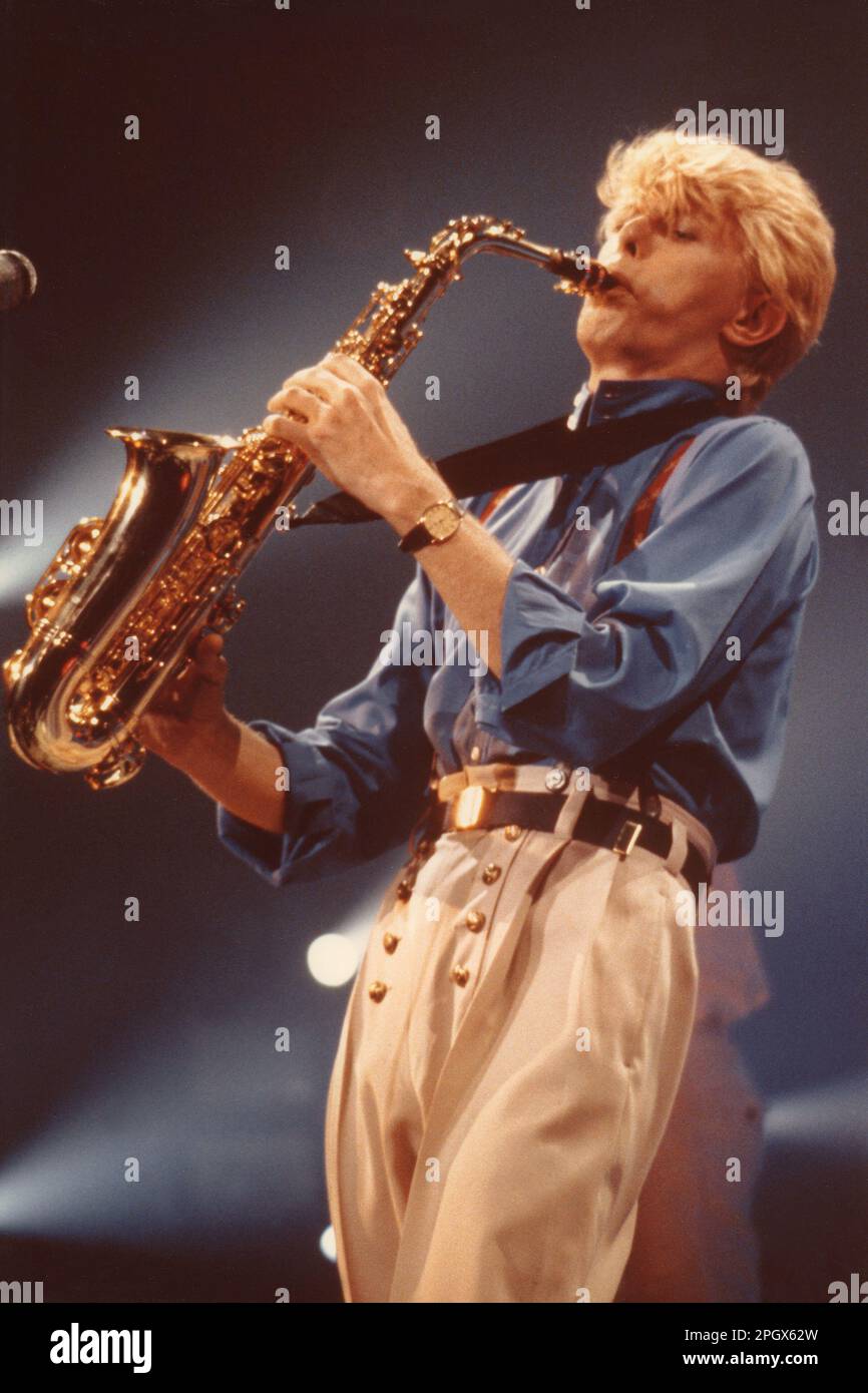 David Bowie at the Forum in Montreal, Quebec, Canada, July 13