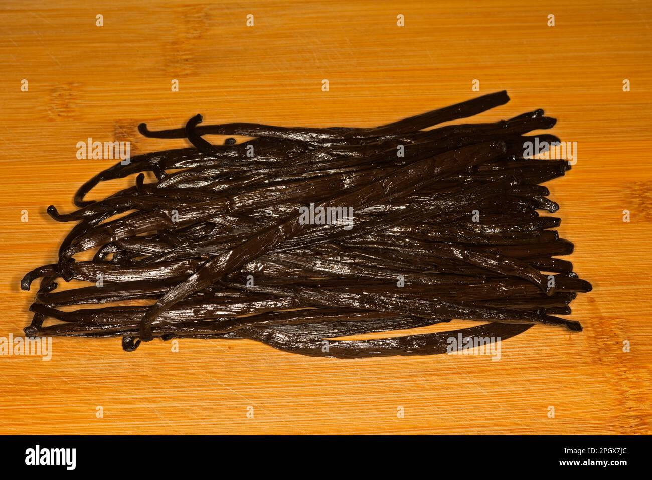 Vanilla planifolia, dried vanilla beans, Mauritius Stock Photo Alamy
