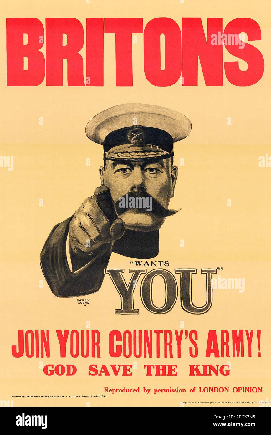 HERBERT KITCHENER, 1st Earl Kitchener (18501916) Senior British Army