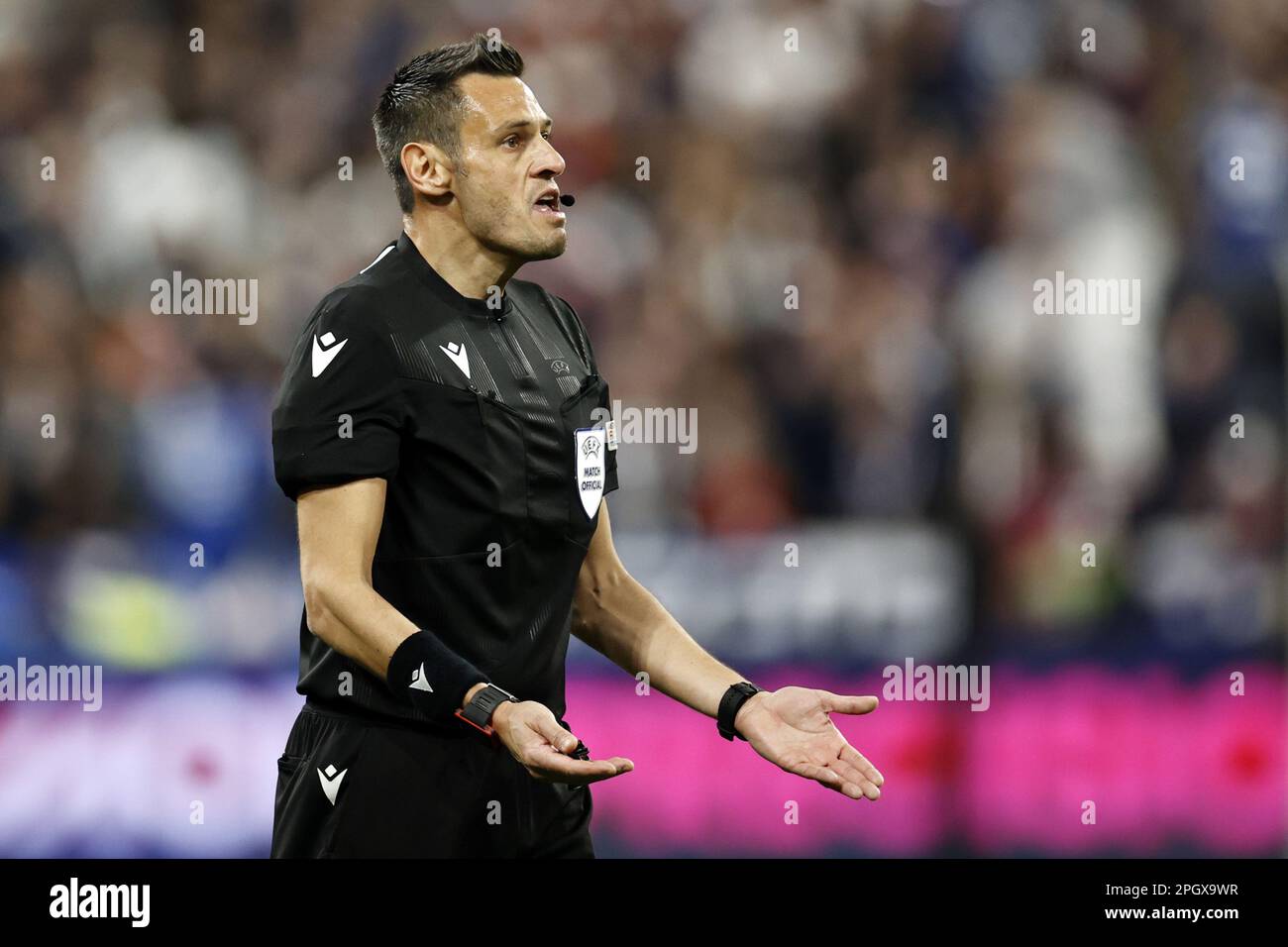 SAINTDENIS Referee Maurizio Mariani during the UEFA EURO 2024