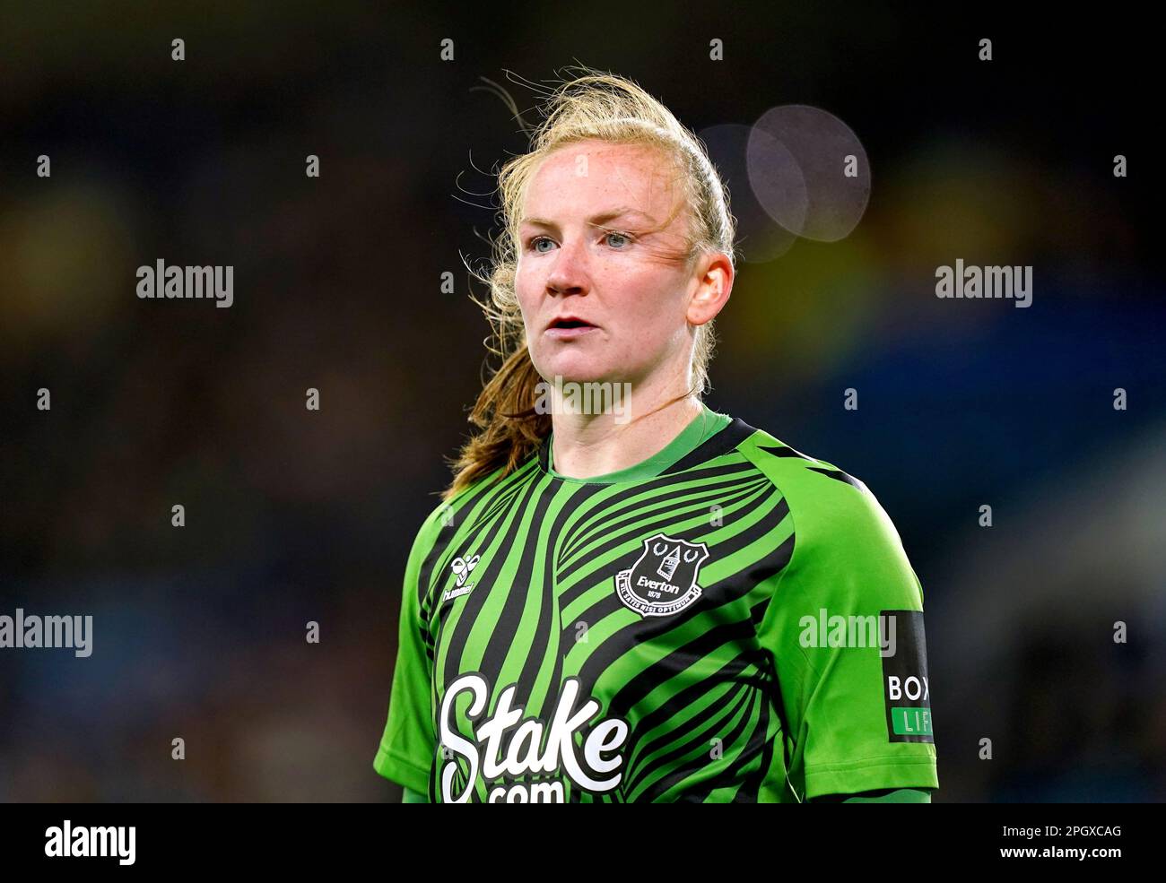 Everton goalkeeper Courtney Brosnan during the Barclays Women's Super