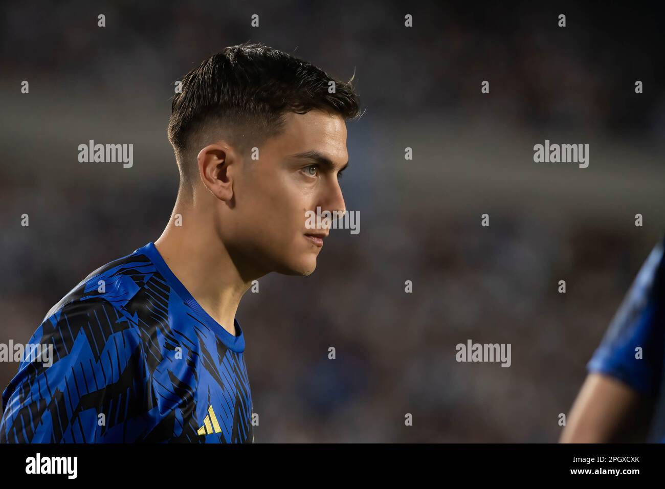Buenos Aires, Argentina. 23rd Mar, 2023. Paulo Dybala of Argentina seen during an international friendly match between Argentina and Panama at Estadio Mas Monumental Antonio Vespucio Liberti. Final score: Argentina 2 - 0 Panama (Credit Image: © Manuel Cortina/SOPA Images via ZUMA Press Wire) EDITORIAL USAGE ONLY! Not for Commercial USAGE! Stock Photo