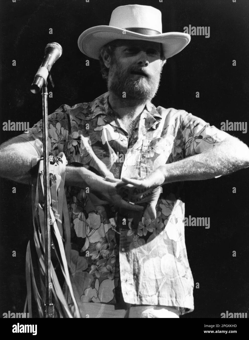 Mike Love of the Beach Boys, Civic Center, Providence, Rhode Island, USA, June 16, 1978. Stock Photo