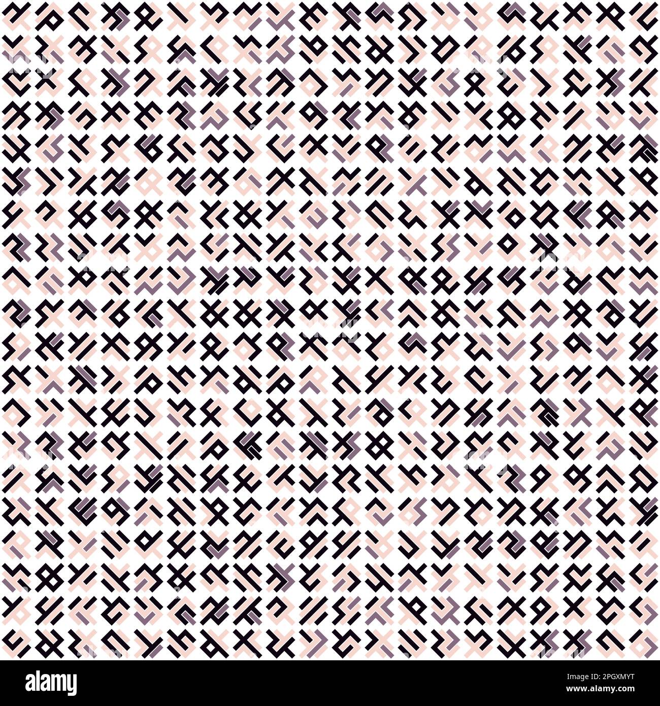 Asemic Glyph writing hieroglyph imitation generative illustration Stock ...