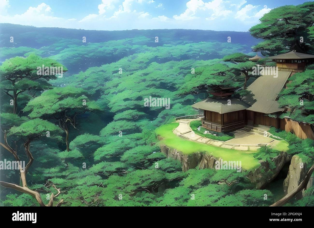 Anime Forest Background  Anime scenery, Anime background, Anime