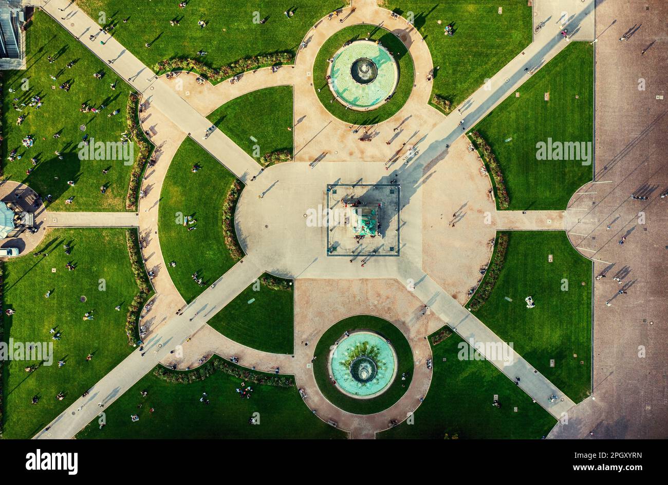 Schlossplatz in Stuttgart, Germany Stock Photo - Alamy