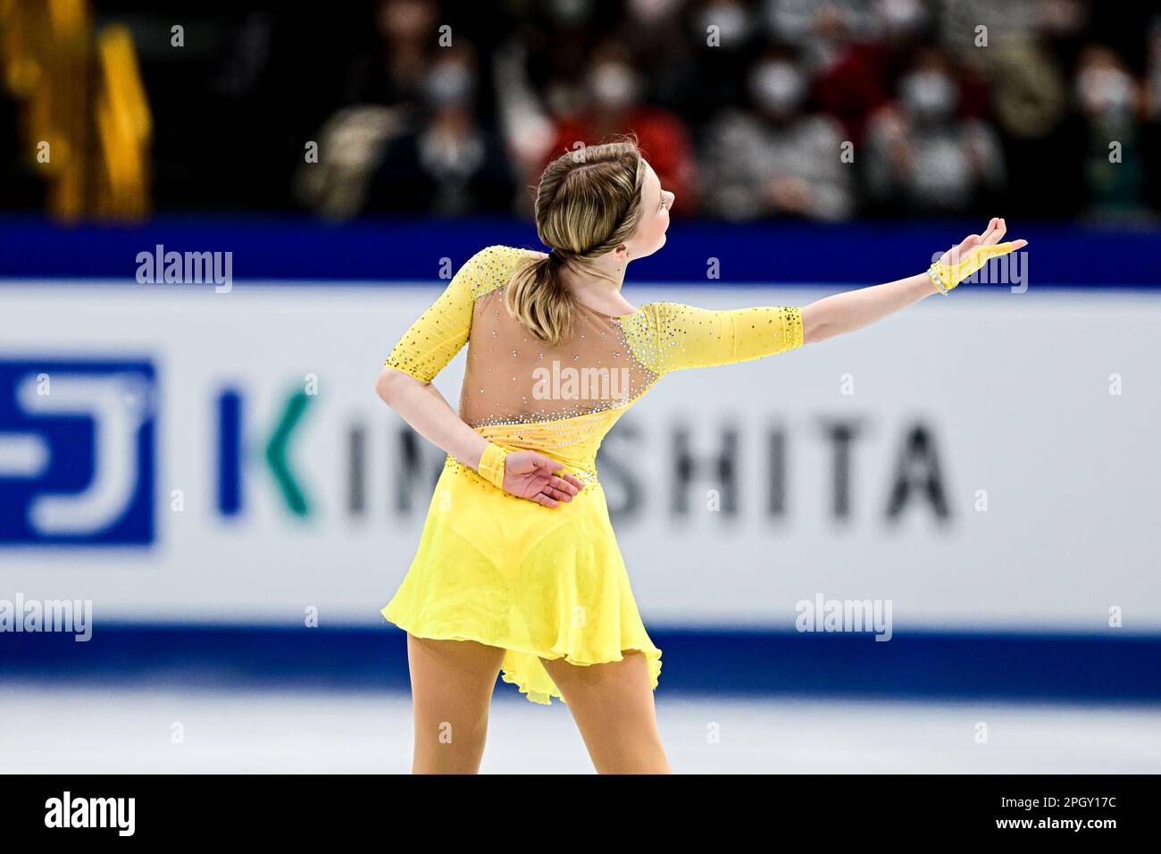 Ekaterina KURAKOVA (POL), during Women Free Skating, at the ISU World