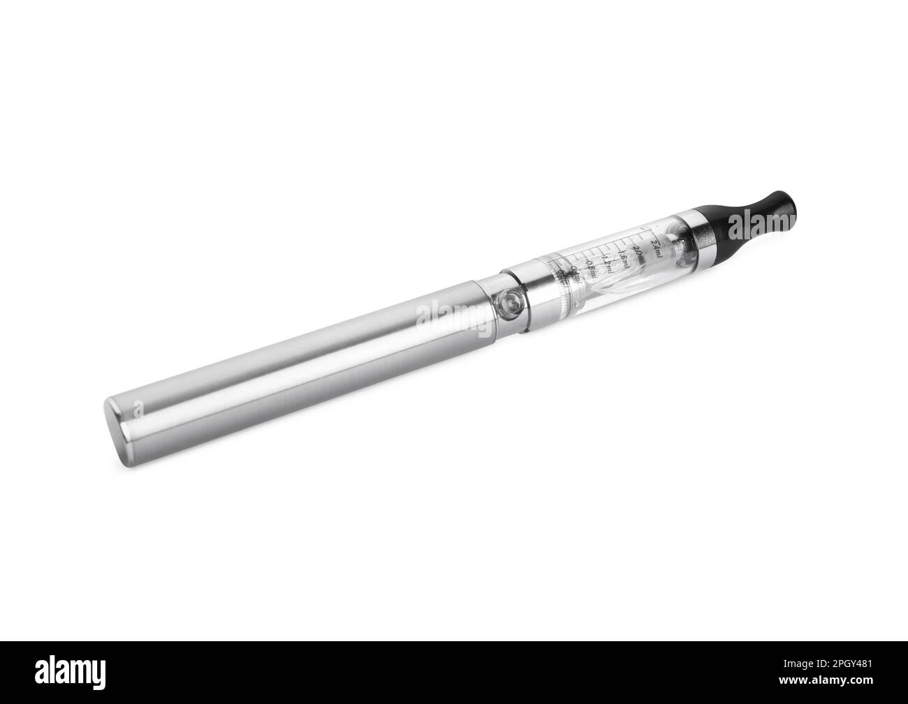 Electronic cigarette isolated on white. Smoking alternative Stock Photo