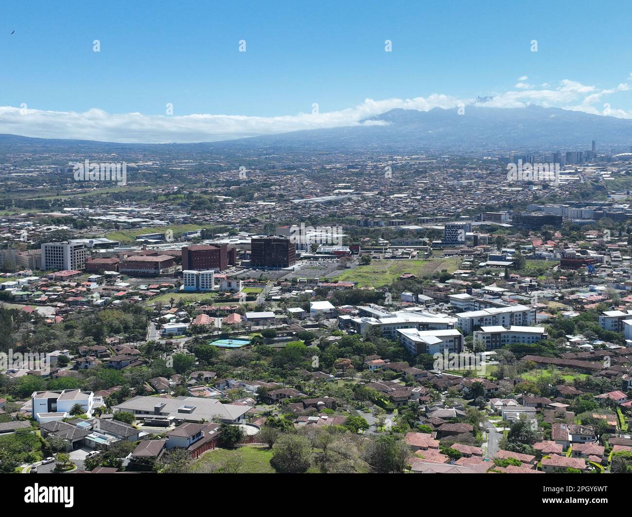 View of Escazu, Multiplaza, Plaza Roble, Distrito 4 and San Jose, Costa