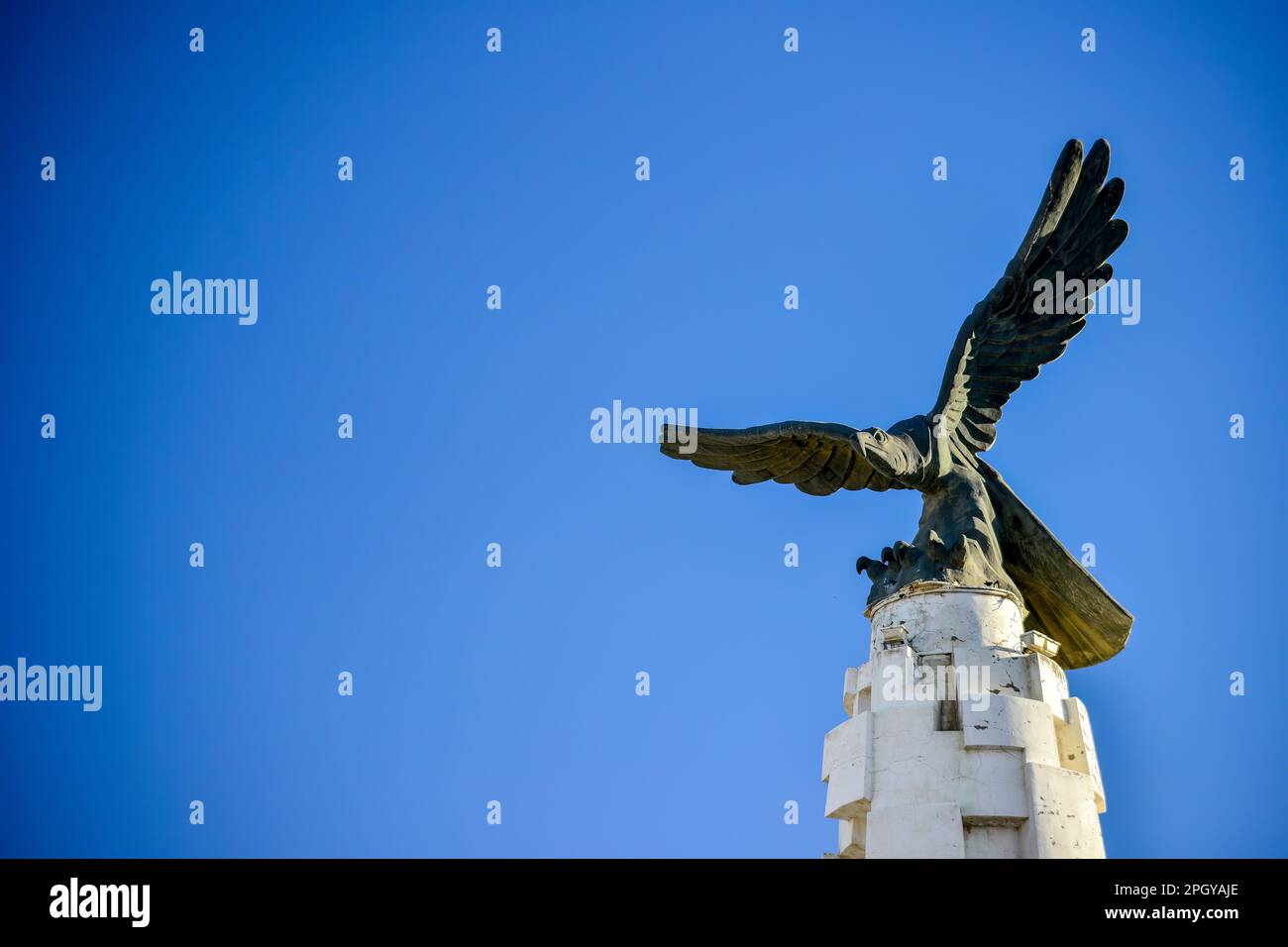 Tajiks in Tashkurgan worship the eagle as a symbol of bravery Stock