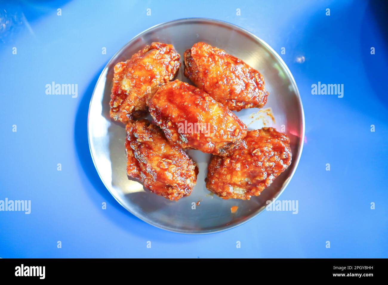 chicken wing , fried chicken or Korean chicken or Korean fried chicken Stock Photo Alamy