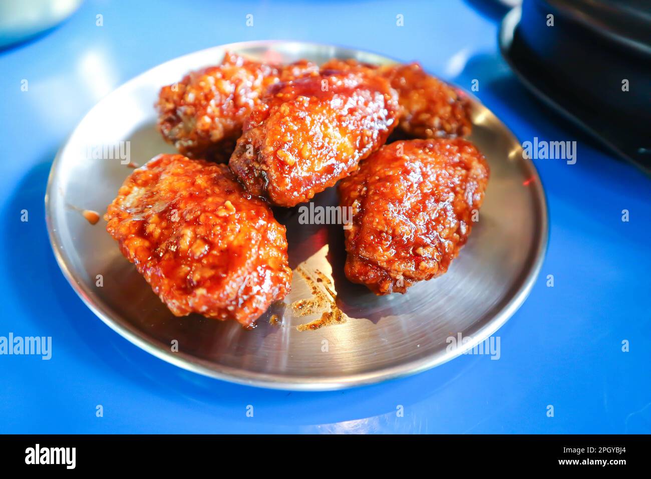 chicken wing , fried chicken or Korean chicken or Korean fried chicken