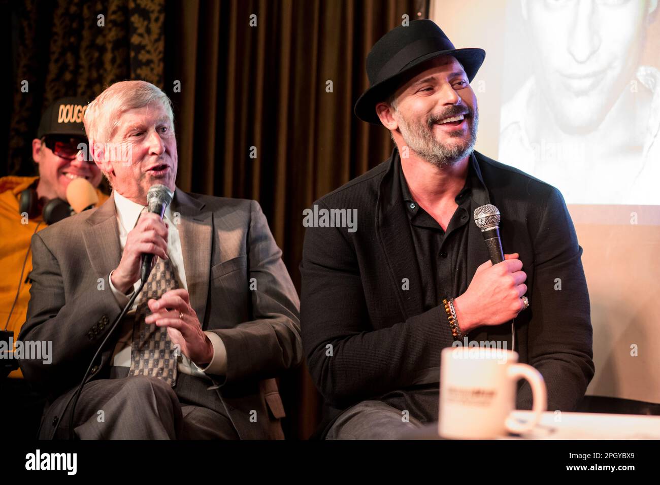 Joe Manganiello and Marty Rogowsky Stock Photo - Alamy