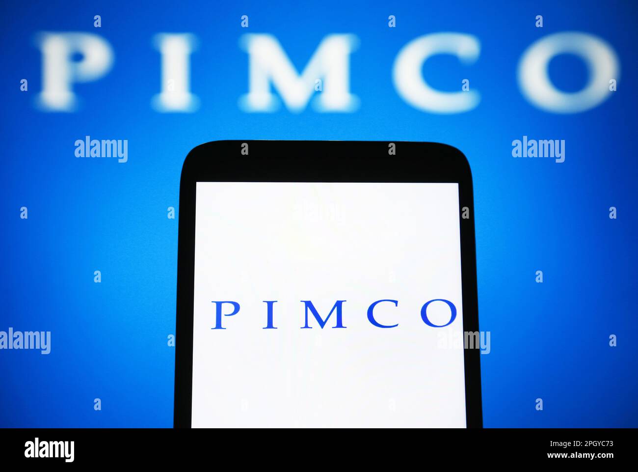 Ukraine 24th Mar 2023 In This Photo Illustration PIMCO Pacific 
