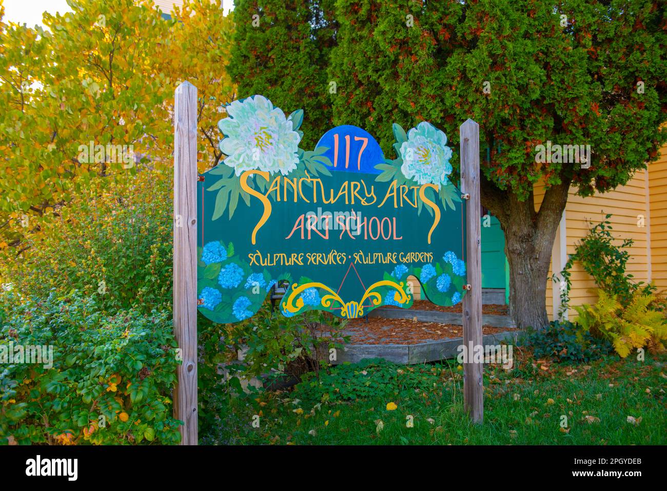 Sanctuary Arts School at 117 Bolt Hill Road in historic town center of