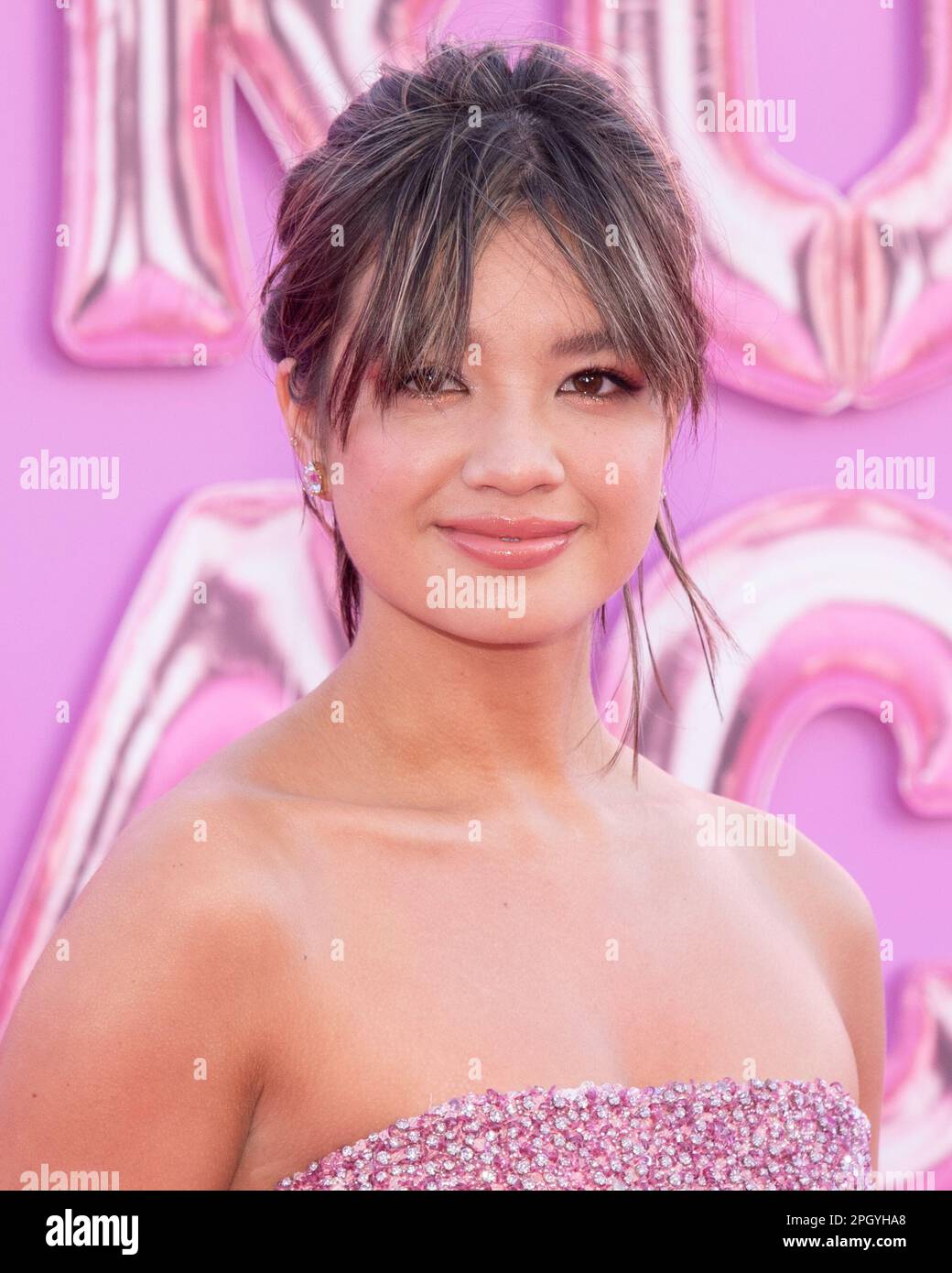 24 March 2023 - Hollywood, California - Peyton Elizabeth Lee. Disney Plus Orignal Movie Premiere ''Prom Pact'' at Wilshire Ebell Theatre. (Credit Image: © Billy Bennight/AdMedia via ZUMA Press Wire) EDITORIAL USAGE ONLY! Not for Commercial USAGE! Stock Photo