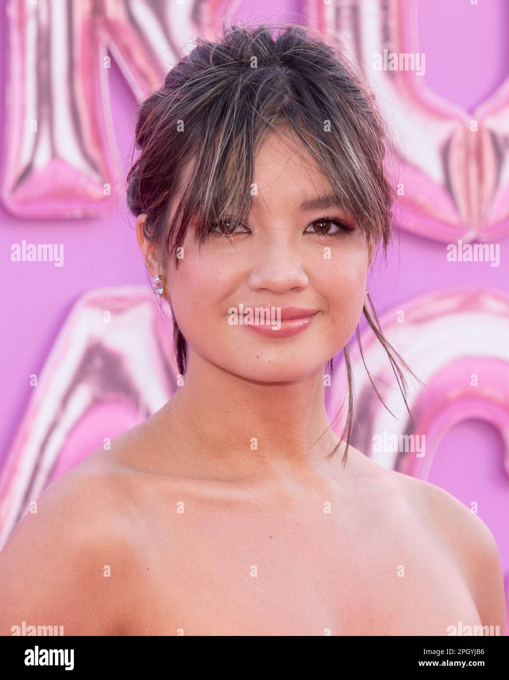 24 March 2023 - Hollywood, California - Peyton Elizabeth Lee. Disney Plus Orignal Movie Premiere ''Prom Pact'' at Wilshire Ebell Theatre. (Credit Image: © Billy Bennight/AdMedia via ZUMA Press Wire) EDITORIAL USAGE ONLY! Not for Commercial USAGE! Stock Photo